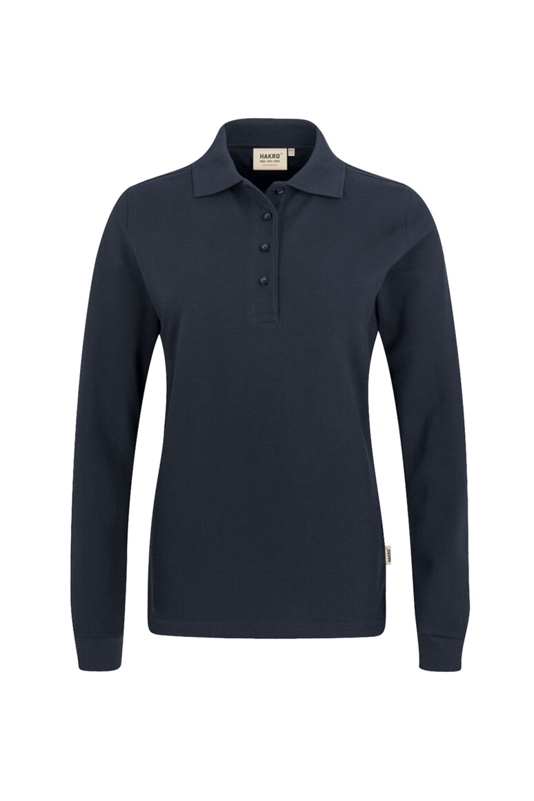 Damen-Langarm-Poloshirt