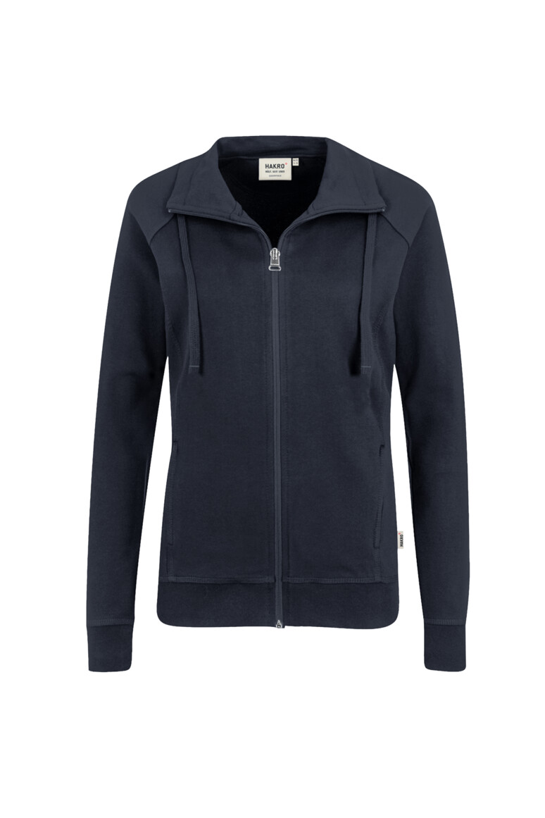 Damen-Sweatjacke mit Stehkragen
